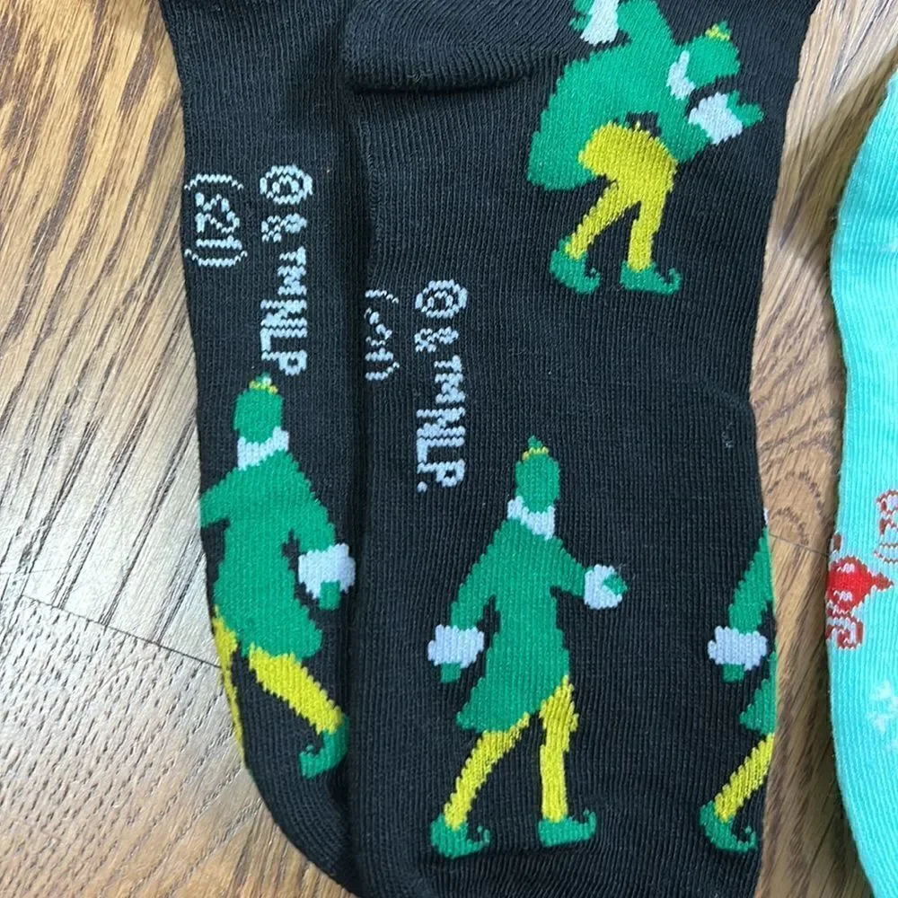 Bundle of 3 Elf Movie Crew Socks NWOT
